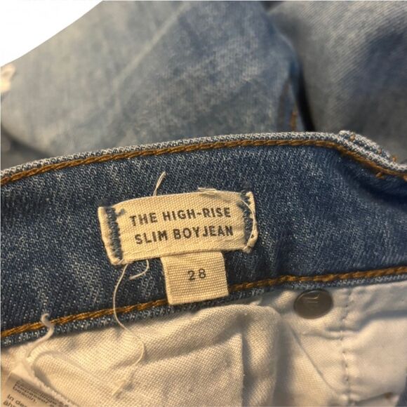 Madewell’s The High-Rise Slim Boy Jean Size 28 - Picture 3 of 5